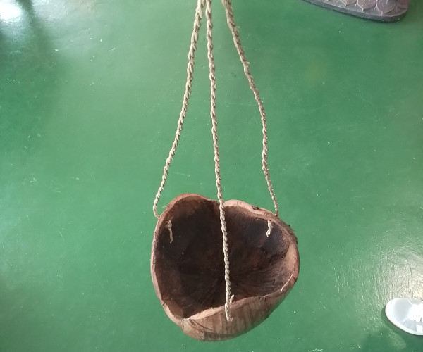 Macetero corteza de coco-1